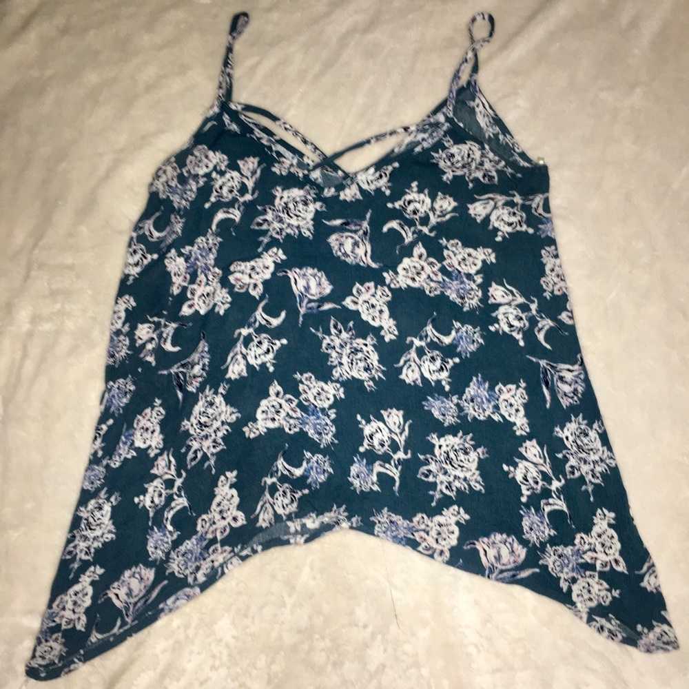 Charlotte Russe flowy floral top
